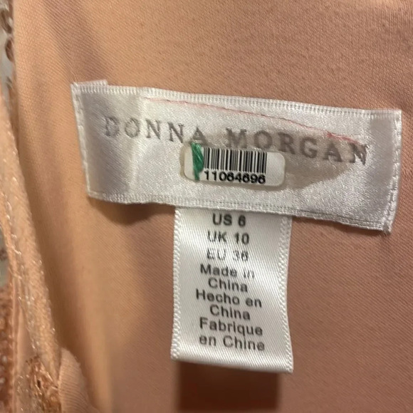 Donna Morgan woman’s rose gold Tiffany gown - Picture 8 of 10